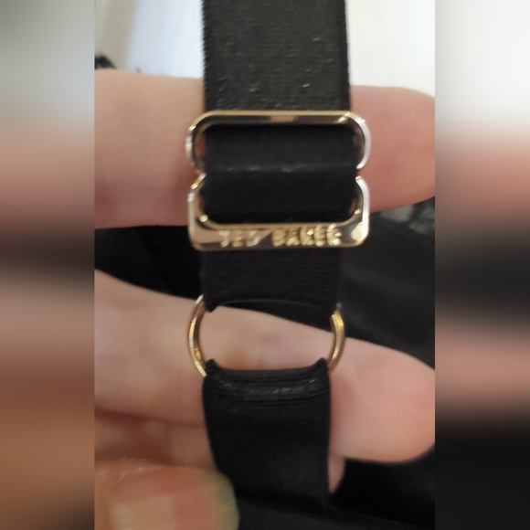 Ted Baker Black lace dress TB size 0 - Picture 3 of 9